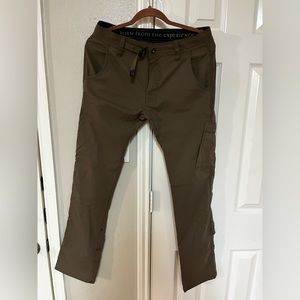 Prana Zion Straight Slim Fit Hiking Pants Tan 30x32
